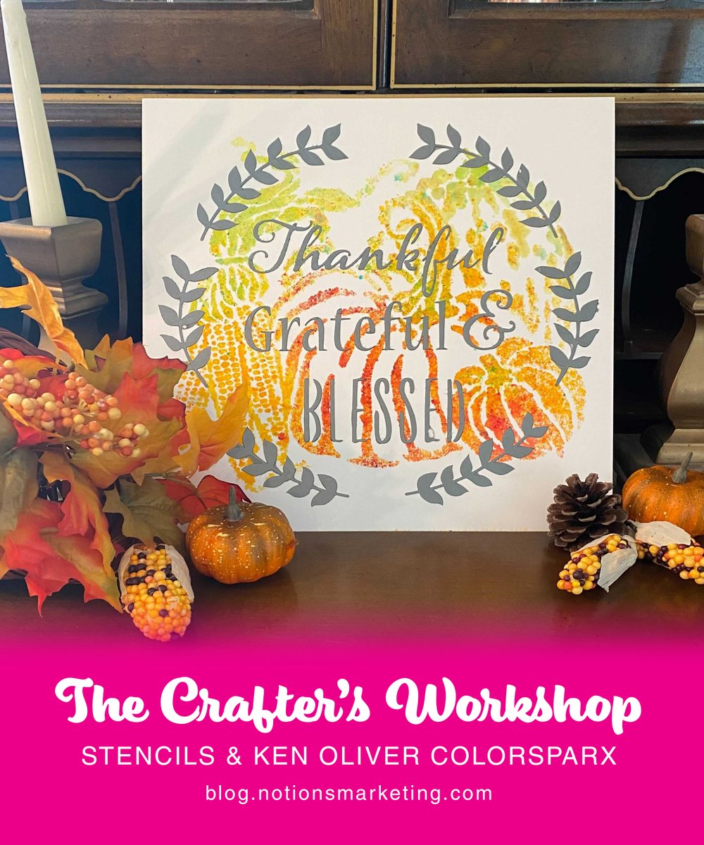 If you love Ken Oliver's ColorBurst, you're going to love TCW + Ken Oliver ColorSparx watercolor powders. Check out this winning combo with the <a href="/TCWstencils/">TCW Stencils</a>.🤩 

NEW blog post is here! Come visit us!✨
blog.notionsmarketing.com