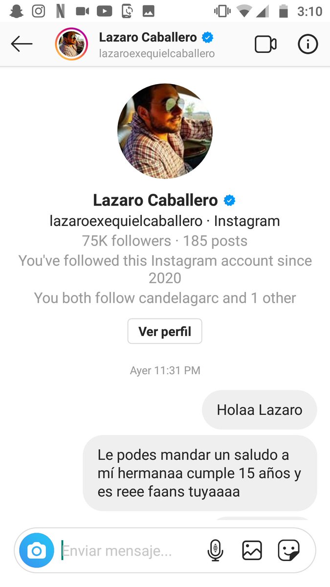 sofiarguello20's tweet photo. Hola @LazaCaballero le podes mandar un saludo a mí hermanita que te amaaaa!!!!! Por favor es lo que me pidió por su cumple 
Genteeeee ayudeeeen  porfaaaaa 🙏���🙏 https://t.co/AQ90qfwXkb