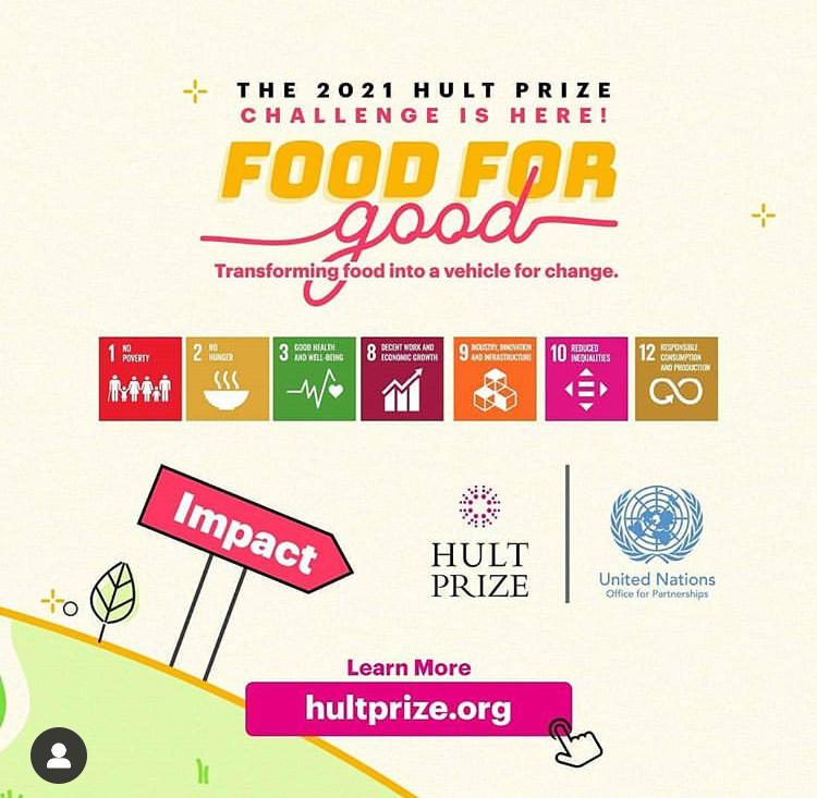 hultprizefudma's tweet photo. Congratulations to the 2020 #NobelPeacePrize winner, the World Food Programme for its effort to combat hunger. Together with @WFP @hultprize @Enactus_Fudma lets create a #ZeroHunger world, #SaveLifes ,#ChangeLifes through #FoodForGood https://t.co/2vcfLdWlnf