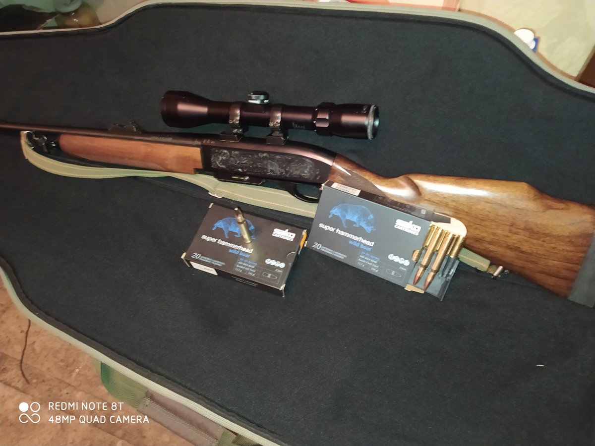 Que opinión me dais de mi nueva adquisición para esta temporada Remington 7400 carbine 30-06 y balas sako mañana lo estrenare en Montería junto a mi hermano. 
Suerte para todos