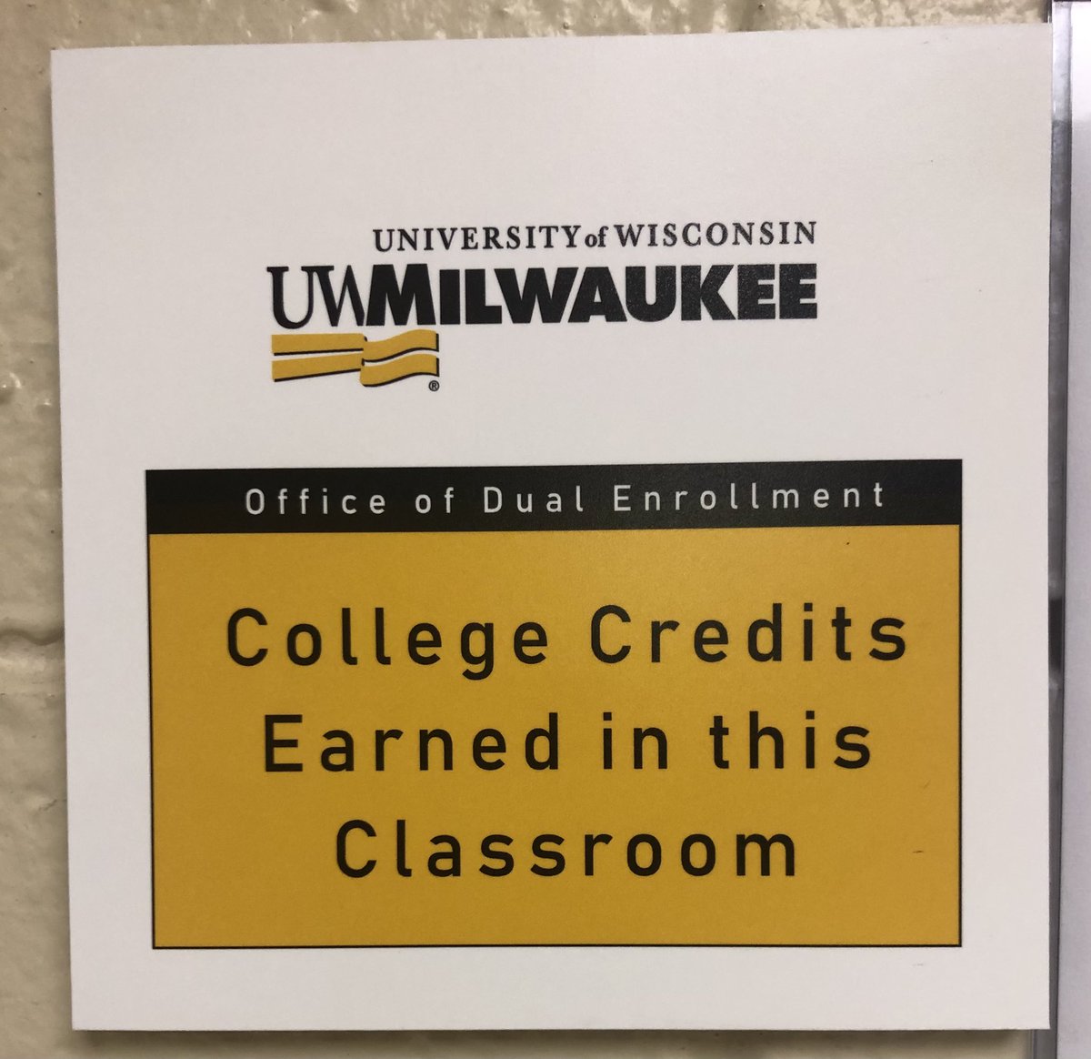 Proud to post a new sign outside my classroom! #Calc3 #LinearAlgebra #DifferentialEquations #AppliedAnalytics @UWM @SDNBSchools