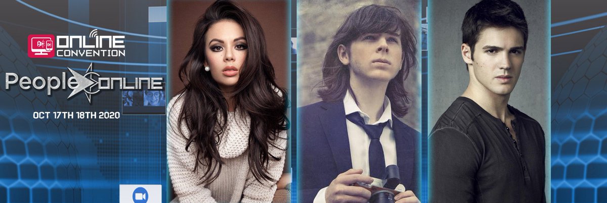 lnfosSeriesFR's tweet photo. #INFO #convention . Steven R McQueen (#TVD) , Janel Parrish, (#PLL) et Chandler Riggs (#TWD) seront à la convention online de @peoplecons le 17 et 18 octobre 2020. 
D’autres guests inédits arrivent bientôt. 

🎟️https://t.co/jYYuV8NrEL https://t.co/M2r3tVstXt
