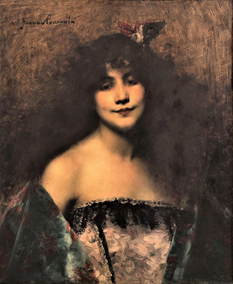 "La infanta" (1894) de Juana Romani.Pintó retratos de mujeres jóv...