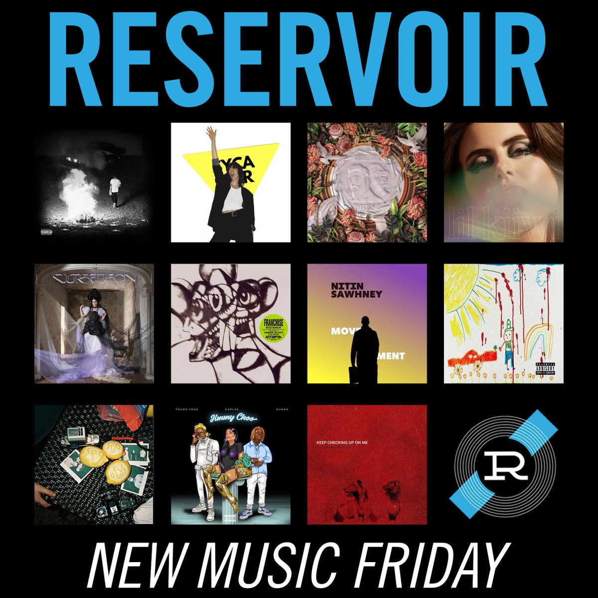 Reservoir (@reservoirmedia) on Twitter photo #NewMusicFriday
π°<a href="/trvisXX/">TRAVIS SCOTT</a> x <a href="/youngthug/">Young Thug γ²</a> x <a href="/1future/">FUTURE/FREEBANDZ</a> x <a href="/MIAuniverse/">M.I.A. β II II II</a>
π<a href="/thenitinsawhney/">Nitin Sawhney</a>
π <a href="/OkayKarlae/">Karlae</a>
π<a href="/GIAWOODS/">GIA WOODS</a>
βοΈ<a href="/WESTSIDEGUNN/">WESTSIDEGUNN</a>
π<a href="/iamTchami/">TCHAMI</a>
π¦@reasonTDE x @IsaiahRashad x @JIDSV
π₯<a href="/KIIARA/">kiiara</a>
π<a href="/chartreuse_band/">Chartreuse</a>
πΆ<a href="/segomusic/">Sego</a>
πΊ@retrodrewski
And more!
Stream: spoti.fi/37q921z #NewMusicFriday
π°<a href="/trvisXX/">TRAVIS SCOTT</a> x <a href="/youngthug/">Young Thug γ²</a> x <a href="/1future/">FUTURE/FREEBANDZ</a> x <a href="/MIAuniverse/">M.I.A. β II II II</a>
π<a href="/thenitinsawhney/">Nitin Sawhney</a>
π <a href="/OkayKarlae/">Karlae</a>
π<a href="/GIAWOODS/">GIA WOODS</a>
βοΈ<a href="/WESTSIDEGUNN/">WESTSIDEGUNN</a>
π<a href="/iamTchami/">TCHAMI</a>
π¦@reasonTDE x @IsaiahRashad x @JIDSV
π₯<a href="/KIIARA/">kiiara</a>
π<a href="/chartreuse_band/">Chartreuse</a>
πΆ<a href="/segomusic/">Sego</a>
πΊ@retrodrewski
And more!
Stream: spoti.fi/37q921z