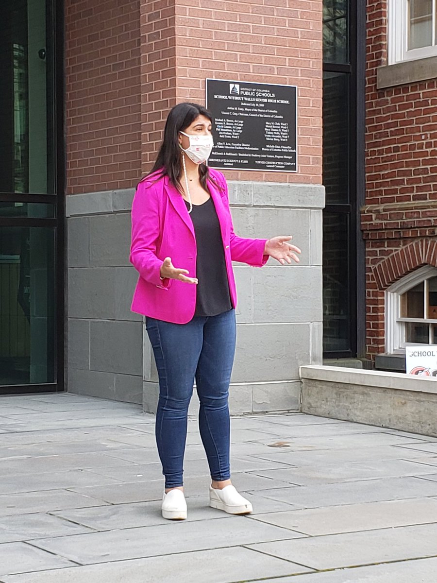 eRomanMe's tweet photo. Also,  @CMBrookePinto addressing protesters at @SWWHSA #ReinstateRich #onlywhenitssafe #dcpstransparency https://t.co/TU8ZIvzt08