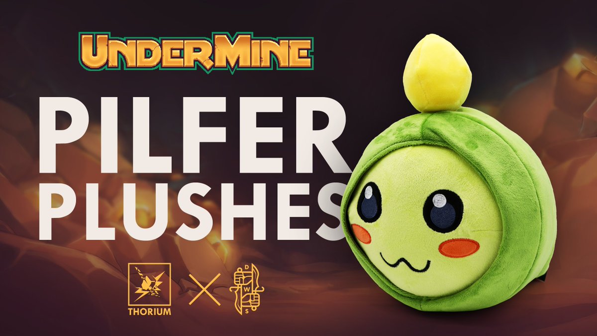 Very stoked to announce that we've teamed up with <a href="/dualwieldstudio/">DUAL WIELD STUDIO - SOCIALS MOVED</a> to create an adorable Pilfer plush with a detachable, magnetized gold piece. 

These will be available soon, and we'll be sure to give you a heads up before they hit the store.