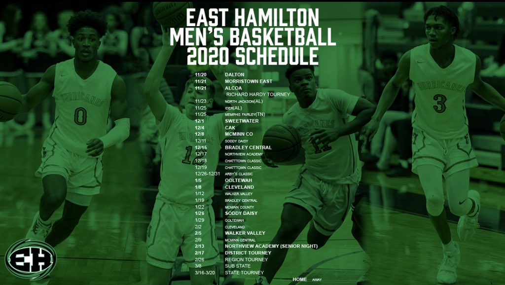 2020-2021 Basketball Schedule 
Let’s go CANES 🏀🏀