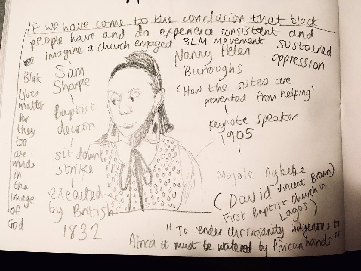ruth_whiter's tweet photo. Just cause Catalyst live is online this year it’s not going to stop me sketching here is Gale Richards on BLM #catlite2020 https://t.co/DjA67b82sy