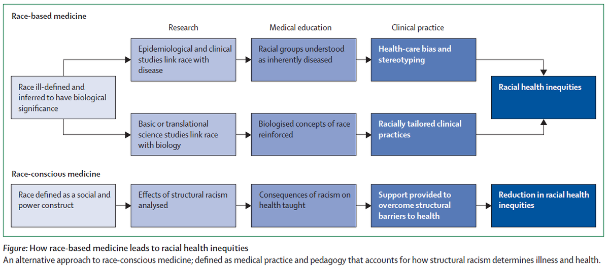 ShifraMincer's tweet photo. Important @TheLancet article published today on the possibility of race-conscious medicine. Are we teaching medicine in a way that perpetuates institutional #racism ? https://t.co/mUxEoXrW8s [Thank you @DoctorChrys for sharing.] #MedTwitter #BlackLivesMatter https://t.co/2i9O9ZdNMk