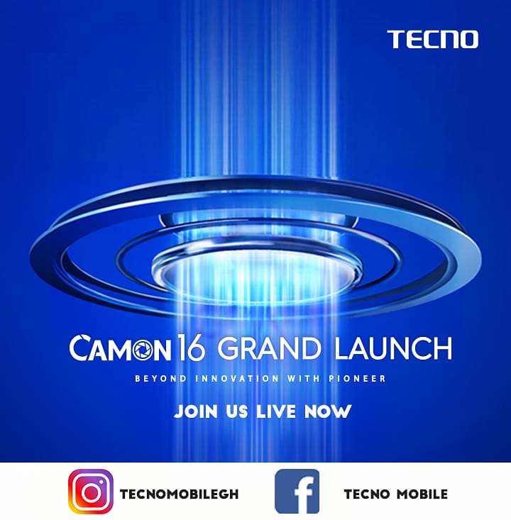 TecnoMobileGH's tweet photo. ππ Join us unveil the #PioneerCameraPhone on our Facebook and Instagram pages #TecnoGhana #Camon16series #camon16launch https://t.co/Ao64JnFfoa