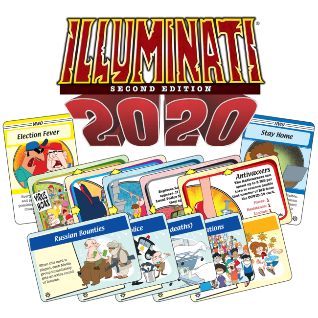 And then there was that time that the <a href="/SJGames/">Steve Jackson Games</a> team created an Illuminati 2020 expansion while in lockdown and dropped it on the world with no warning.

Available now: warehouse23.com/products/illum…