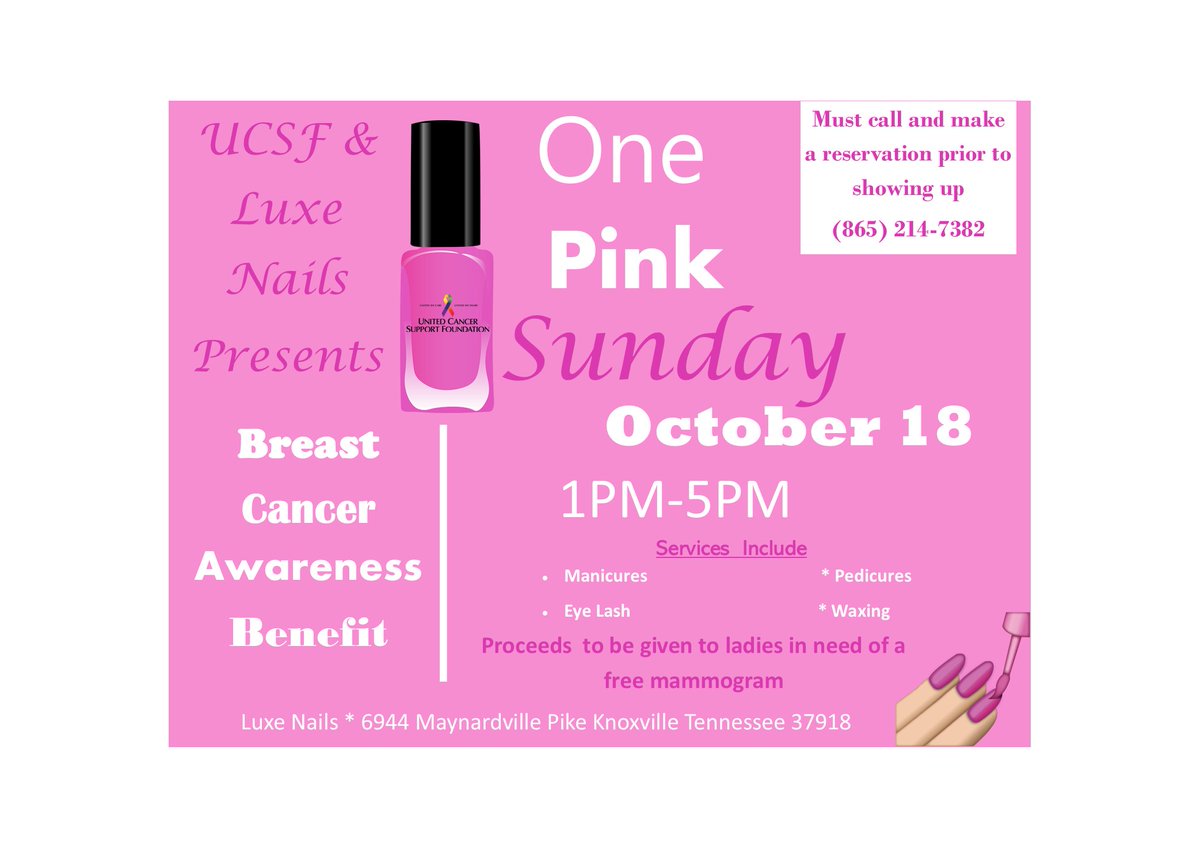 Free Manicures and Pedicures for individuals who have cancer. Also its free for oncology professionals.