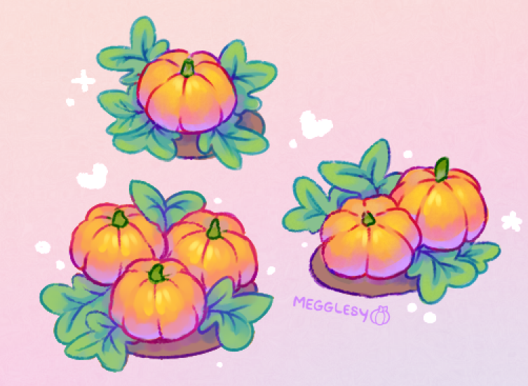 Megglesy_'s tweet photo. pumpkin doodles~ #acnh https://t.co/HQ8ArHVlOB