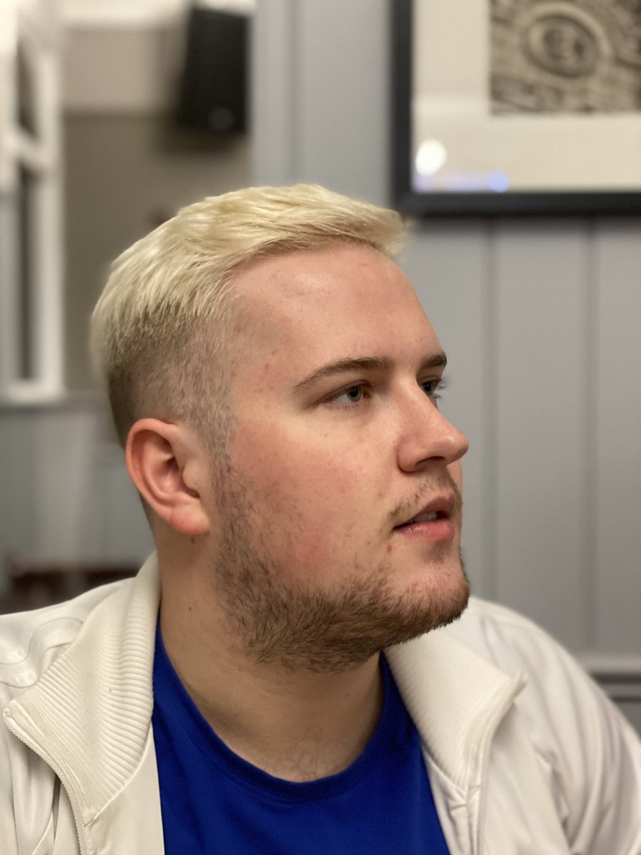 PopworldFC's tweet photo. #PopworldFC return to action very soon👀 and our very own @_alexsmith1999 has a new look to celebrate the new season #Fresh #UTPW https://t.co/BFp2w3NHzd