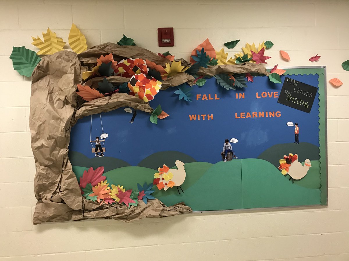 Our fall bulletin board