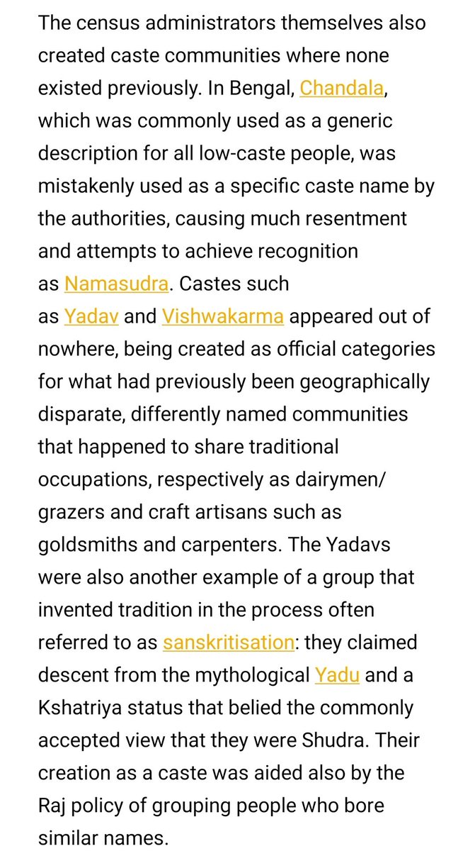 The main strategy of this census was the inclusion of caste, religion & profession in the data to be collected, and Britishers created a surname system based on this data this had a considerable impact on the structure and political overtones of Indian society till 2day.