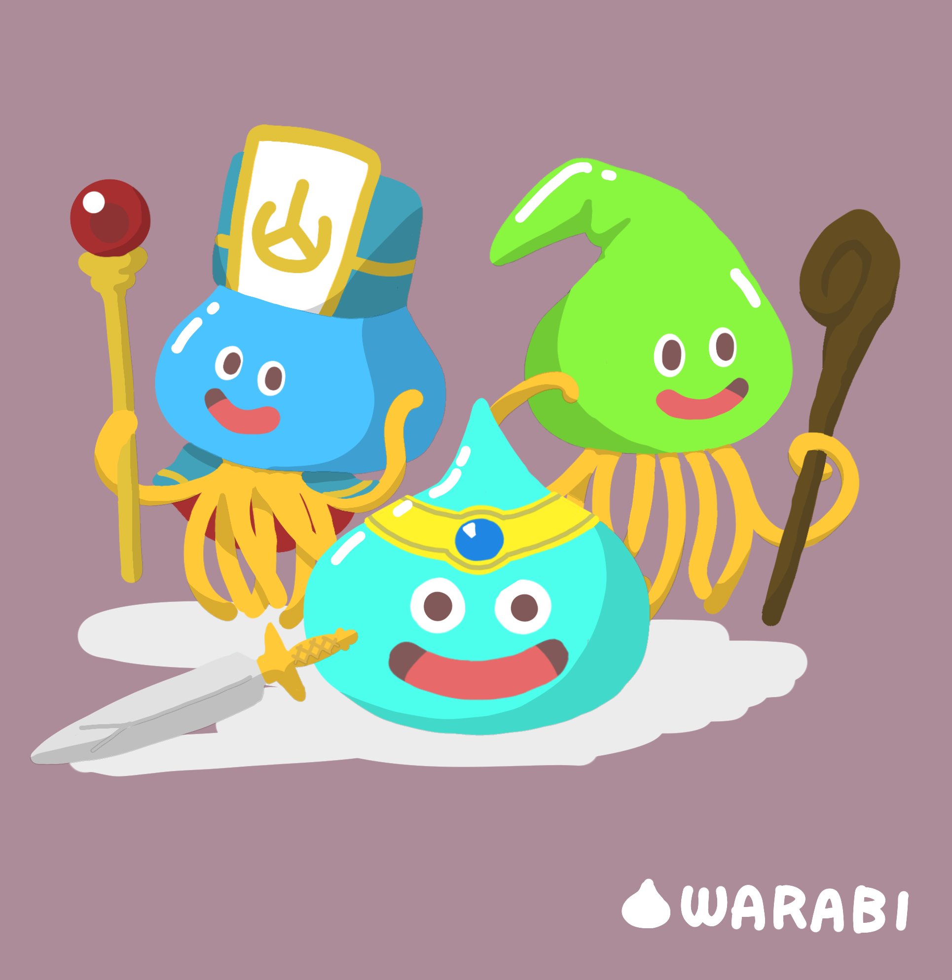 تويتر わらびもちもち على تويتر 勇者スライムと仲間たち ドラゴンクエスト ドラクエ イラスト スライム T Co Euhrfb68m5