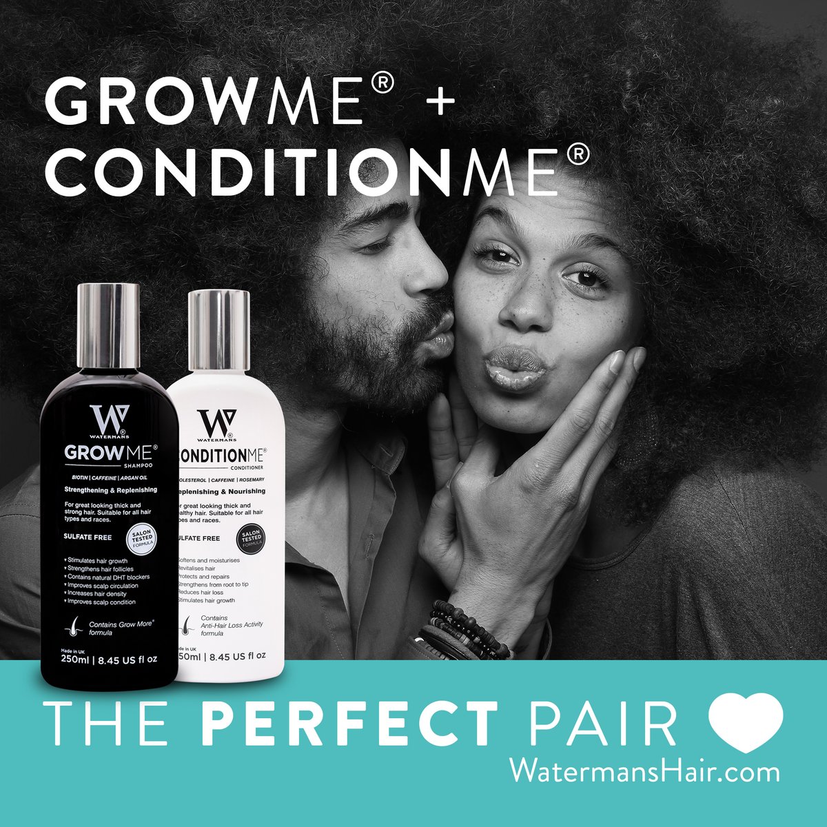 It's a match made in Heaven! 💕

#GrowMe #PerfectPair #HairlossSolutions #TotalHaircareSolutions #BestShampooAndConditioner #HaircarePartners #UnisexHaircare #healthyhaircare #naturalhaircare #haircareproducts #LoveWatermans