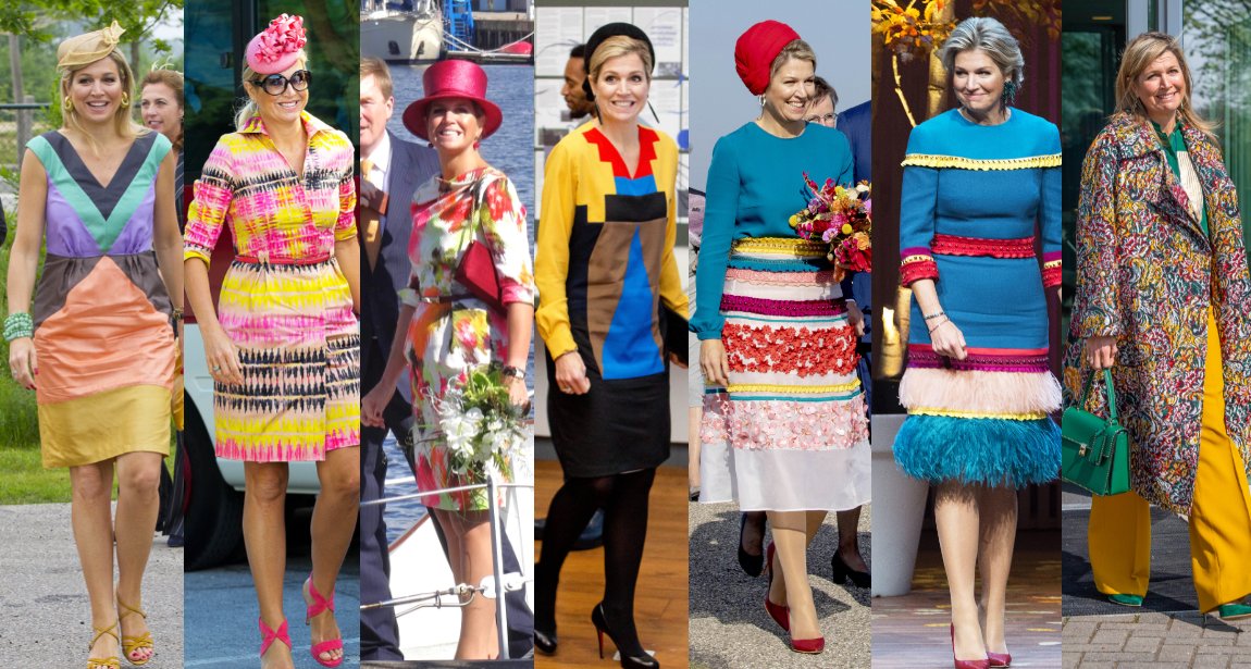 josineevers's tweet photo. Van de inhuldiging tot nu heeft Máxima ons heel wat bijzondere outfits laten zien. Ik heb ze allemaal (!!) op een rij gezet: https://t.co/N0qM5ftkNk https://t.co/BNu7oPnfqO