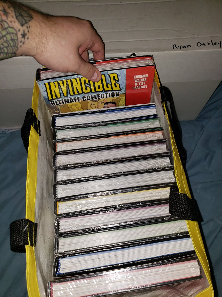  @InvincibleHQ has been my comicbook obsession for over 15 years now. I named my son Grayson, and made it my life goal to own everything related to  @RyanOttley and  @RobertKirkman. The animated show is going to be amazing!!! Hopefully it gets popular enough we get more figures lol