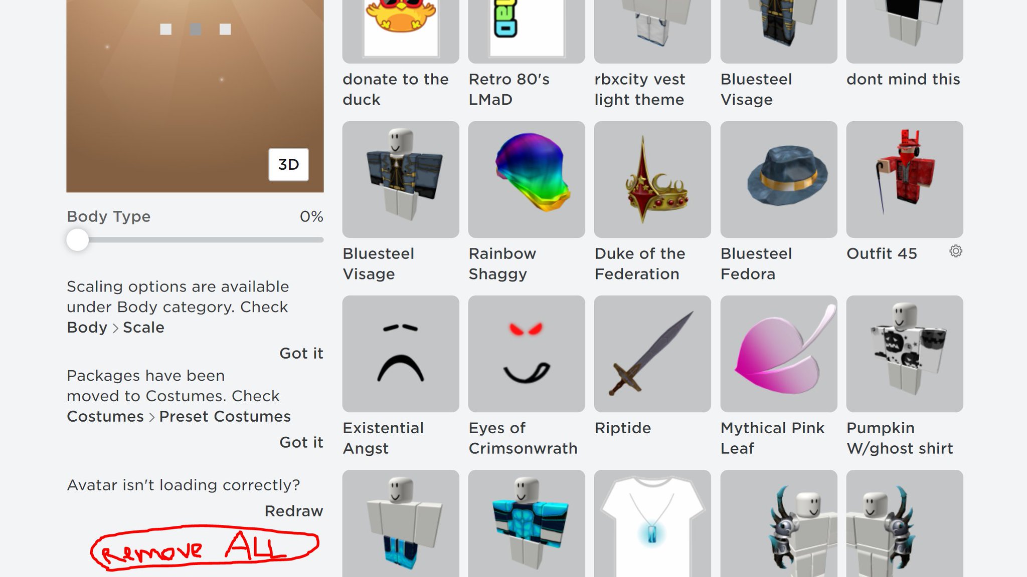 Tommy Code Linkmon99 On Twitter Hey Roblox Why Is There Not A Button To Remove All Of Your Avatar Accessories Clothes At Once Taking Everything Off Before You Put - linkmon99 password roblox