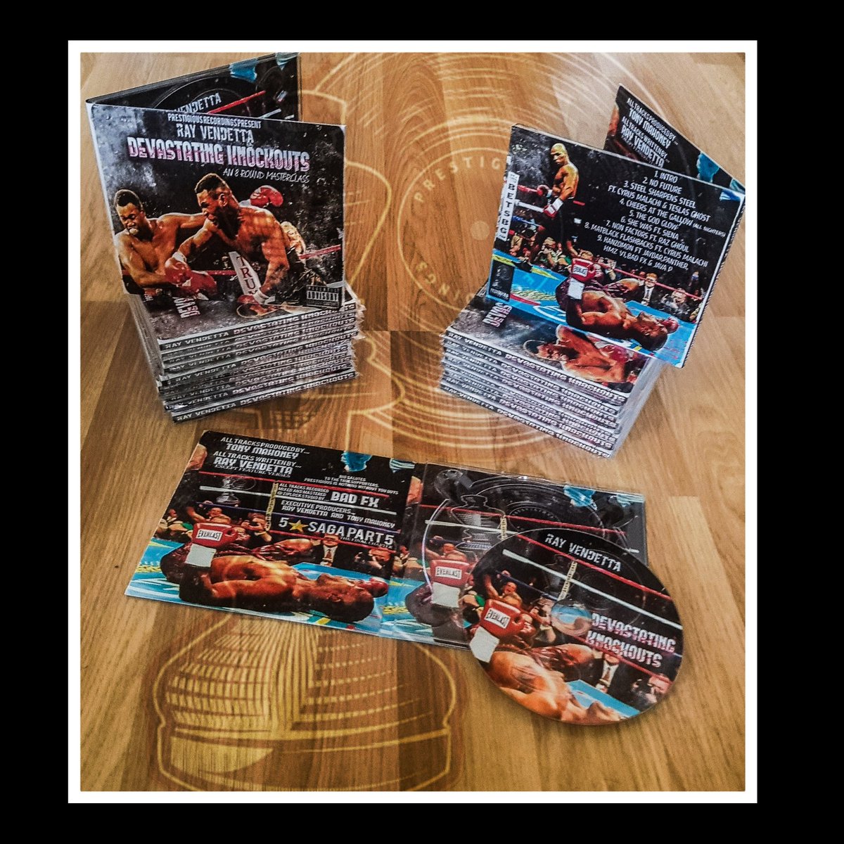 PRESTIGIOUSREC2's tweet image. DEVASTATING KNOCKOUTS 🥊🤯😵😴BY @ray_vendetta ENTIRELY PRODUCED BY #TONYMAHONEY FT. @TeslaTheGhost @Cyrusmalachi @ItsJaydar @BADFX @HMZvONE #PANTHER #JAVAP #SIENA
LIMITED CD 💿🔥 ALSO STREAMING ACROSS ALL PLATFORMS
prestigiousrecordings1.bandcamp.com/album/devastat…