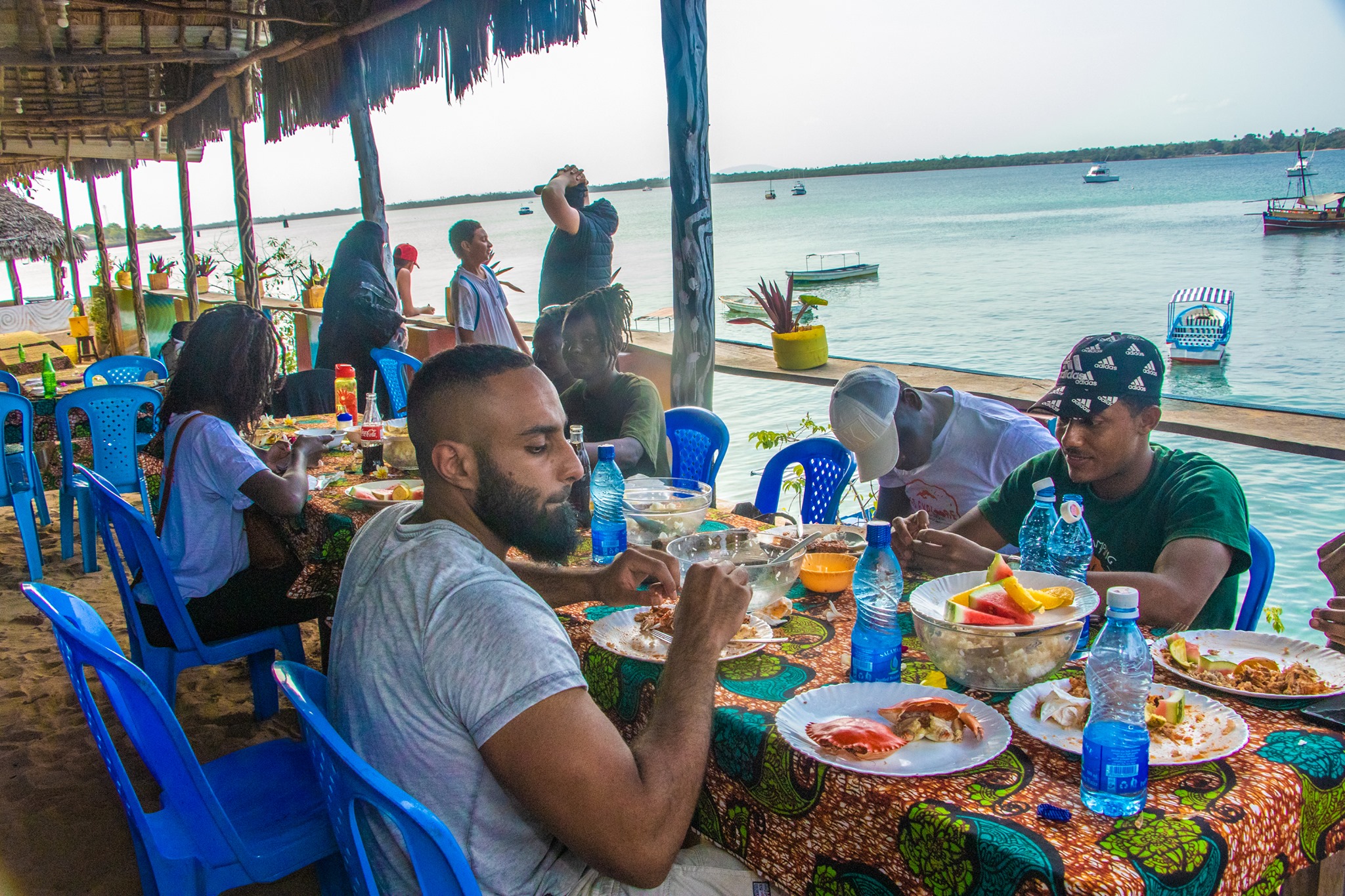 Wasini Island village and seafood