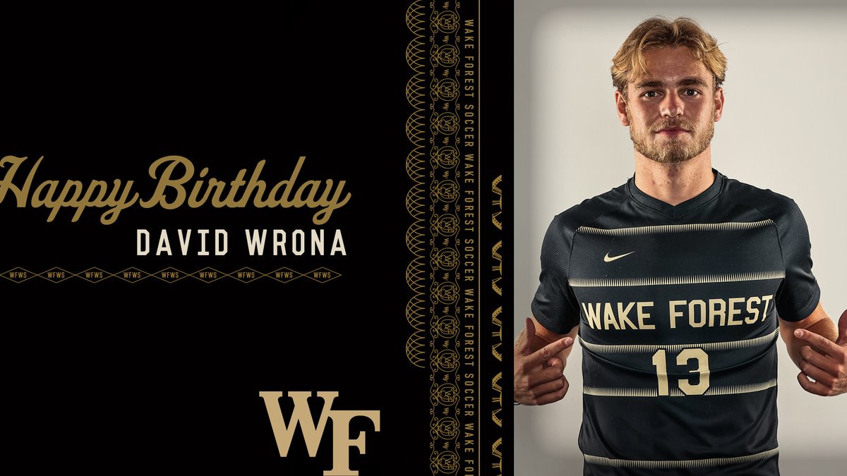 Wake Forest Men's Soccer (@wakemsoccer) on Twitter photo Join us in wishing David a happy birthday! ๐๐
#GoDeacs ๐ฉ Join us in wishing David a happy birthday! ๐๐
#GoDeacs ๐ฉ