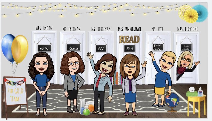 7th grade gold team is excited for Monday🤩💛<a href="/RaganMath/">Mrs. Ragan</a> <a href="/MZimmerman_NMS/">Marnie</a> 
@MsFreemanNMS #PDEAProud #PennDelcoProud #WeAreNorthley