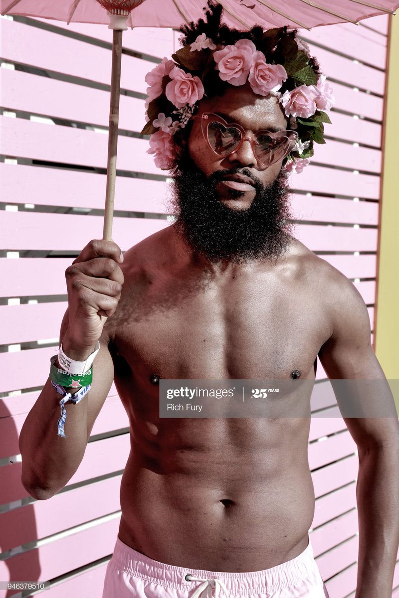 Trebworld's tweet photo. Coachella was rescheduled for this weekend... but Co-rona has rescheduled it indefinitely, so here’s a few @gettyimages of me at Beychella 2018 shot by renouned celebrity photographer @richfury in memory of the festival that never was📸🌸 #Nochella #GettyImages #Trebworld https://t.co/hOIkQYqDjI