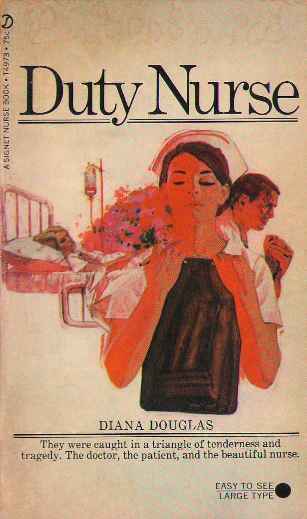 Firstly there are many different grades of pulp nurse:- duty nurse- mystery nurse- big town nurse- scandalous nurseYou can give as far as your ambition takes you in pulp nursing!