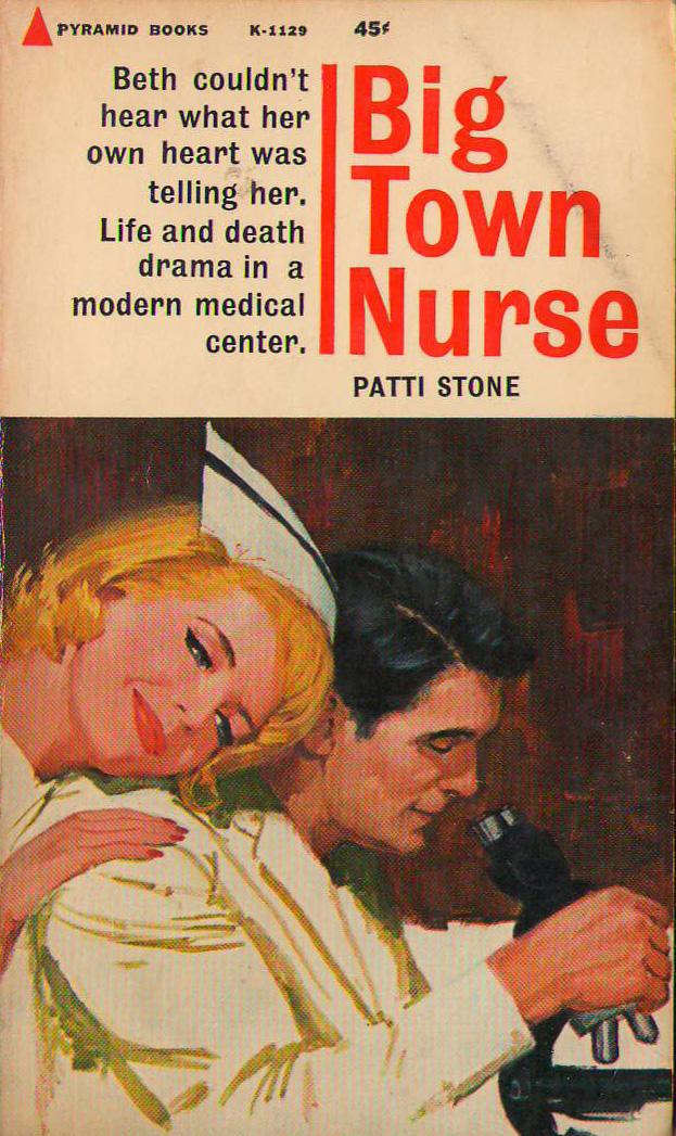 Firstly there are many different grades of pulp nurse:- duty nurse- mystery nurse- big town nurse- scandalous nurseYou can give as far as your ambition takes you in pulp nursing!