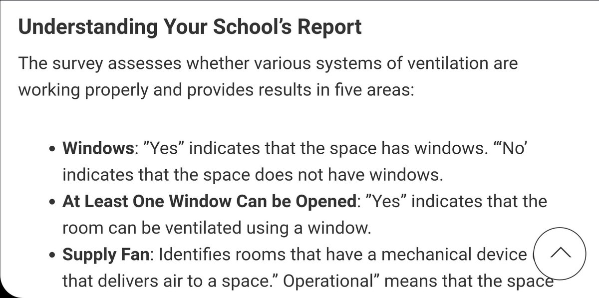 I don't want to get sick, of course. But with this schools plan, when I'm already freezing in my classroom, the ventilation reports don't actually say the air change rates and winter is coming, we're sitting ducks sitting in the same classroom for 5 hours if there's  #COVID19. 9/