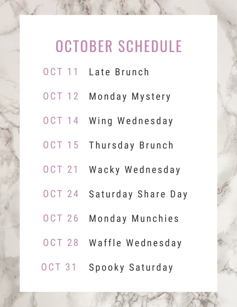 KrazyKitchen4's tweet photo. Finally had a moment to sit down and refocus! I hope this schedule bring a everyone joy and spooky feels 😎🕸⚰️🧡❤️(also, WHERE ARE THE SPOOKY EMOJIS?) https://t.co/JePFz1H3VU