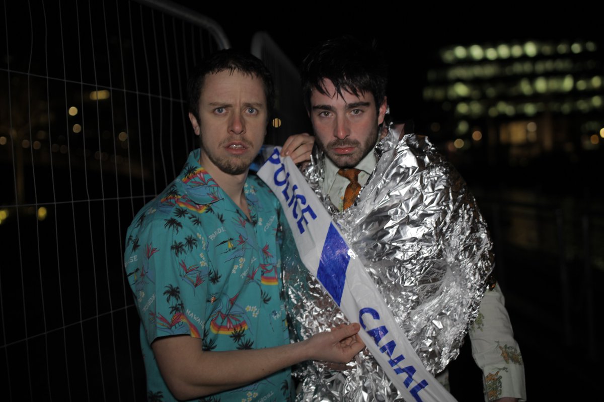 COL_Series's tweet photo. This just in! Edd and Thom are being interviewed on live news tv after a canal police raid on Marko's Barge! Watch the full report here: https://t.co/QH4JfRhbOC

#livenewsreport #Webseries #cryingoutloud #BritishComedy https://t.co/ulusYX6gW5