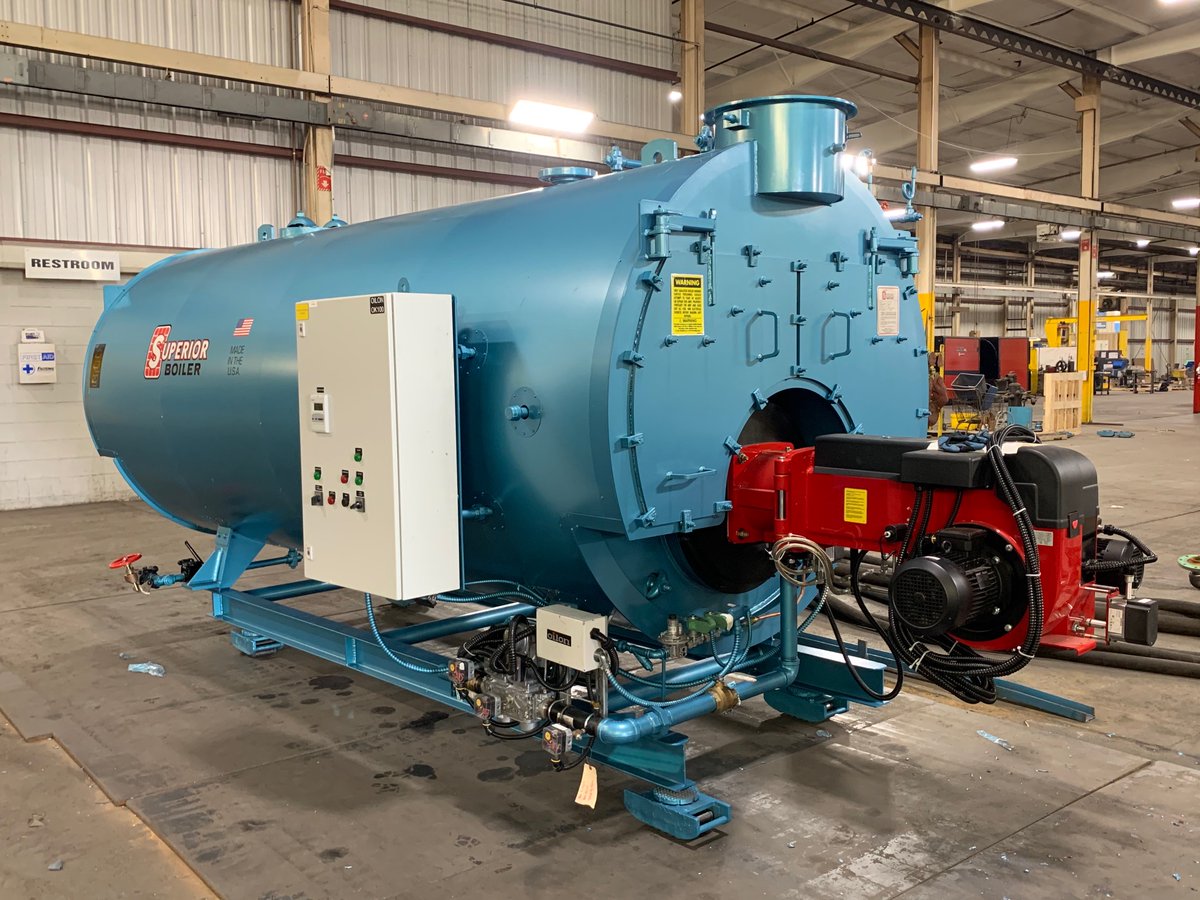 SuperiorBoiler's tweet image. Another Mohican #boiler is headed out to serve the healthcare industry! This 150HP 4-pass wetback with @OilonUS burner will be making steam for a hospital in Northern AR. Thanks to Superior Rep Energy Conservation for setting them up with a boiler that is #BuiltToOutperform!