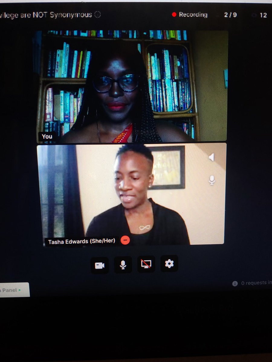 SankofasChild's tweet photo. Thank you @hiphealthychick for allowing me to share space with her on @ShiftConMedia. Thank you to everyone who came to our presentation #shiftcon #virtualshift https://t.co/e7W0hbYajx