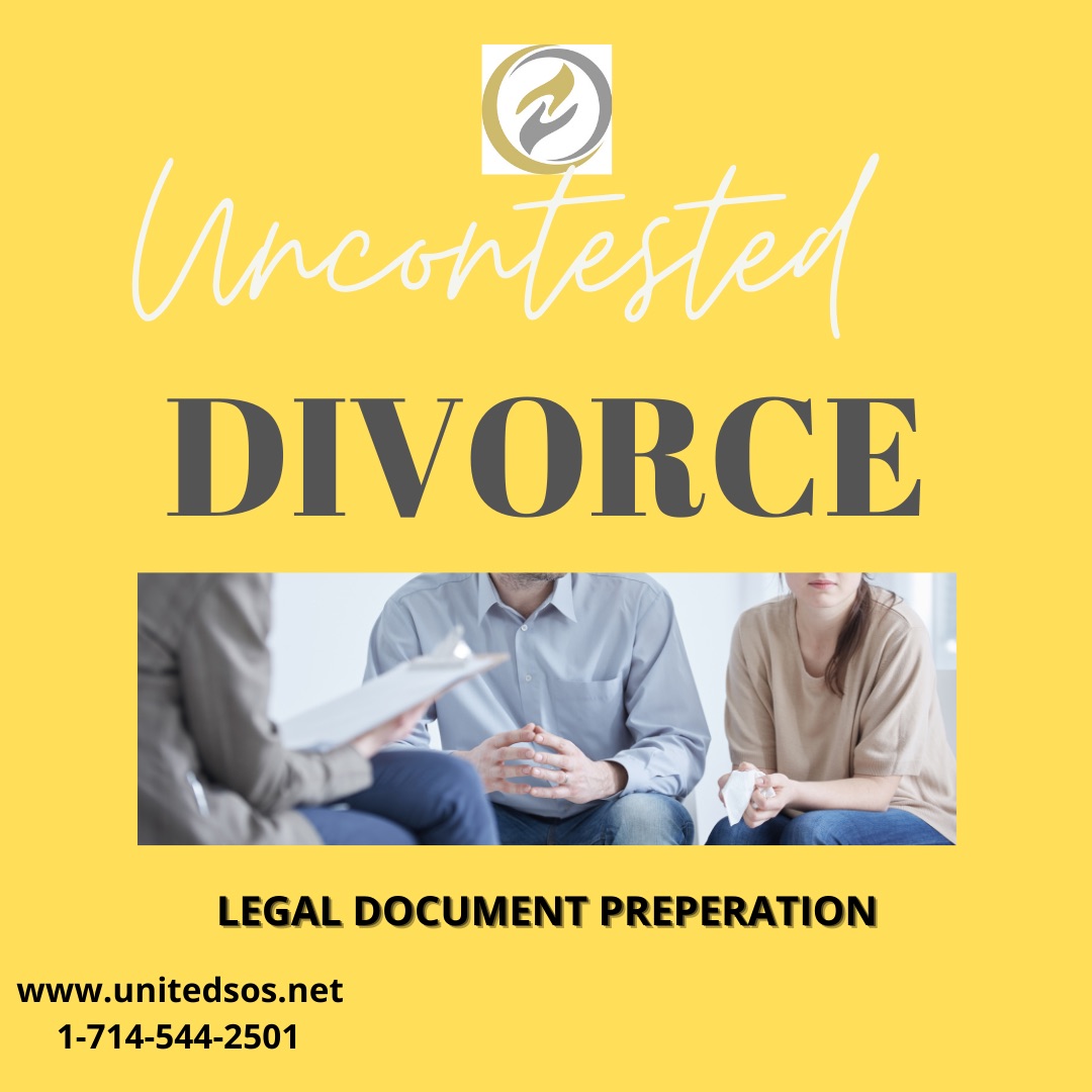 Filing for divorce can be an emotional process to get through. United SOS is right by your side to ease you right through it.

Connect With Us Today!
.
.
🌐unitedsos.net
📧admin@unitedsos.net
📞1-714-544-2501
📍18002 Irvine Blvd. Ste. 108-M, Tustin, Ca 92780