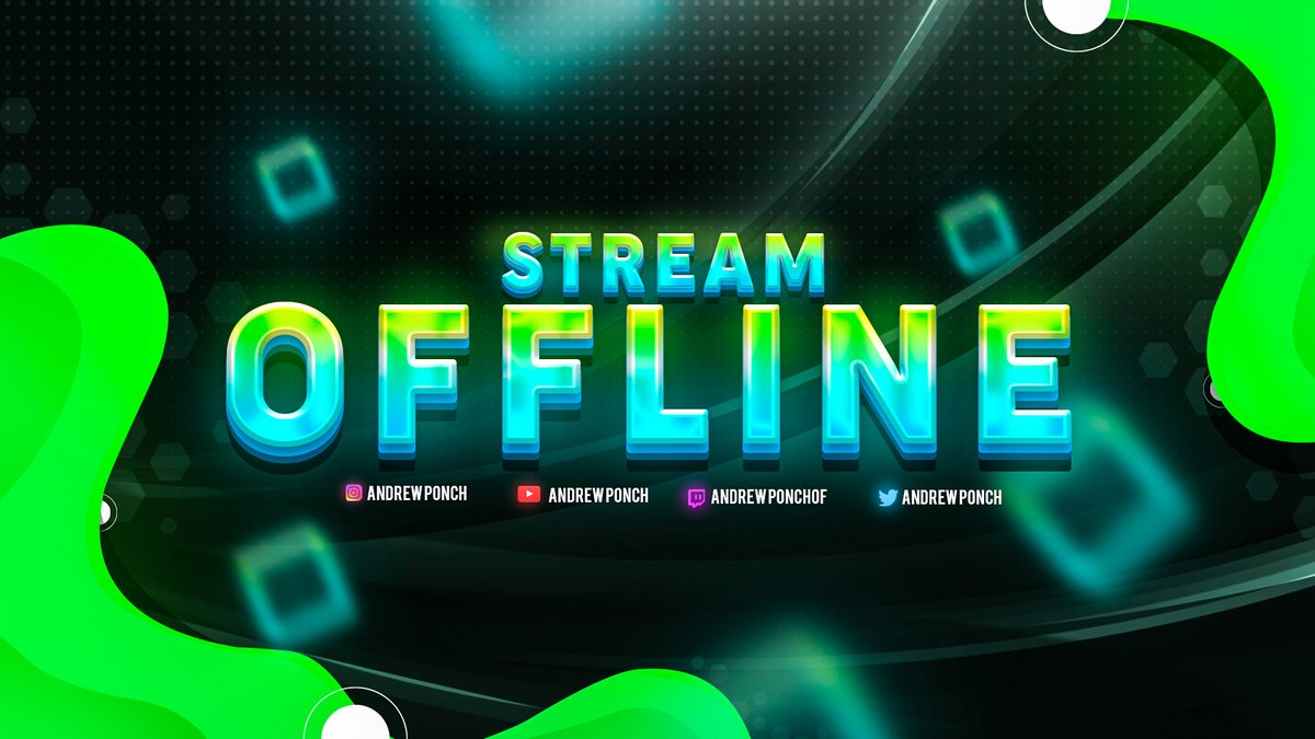 Pantalla de OFFLINE para <a href="/andrewponch/">tu cursi favorito</a> 
MG y RT se agradece un montón🤗♥️
Si necesitas algún diseño no dudes en enviarme MD📩🔥