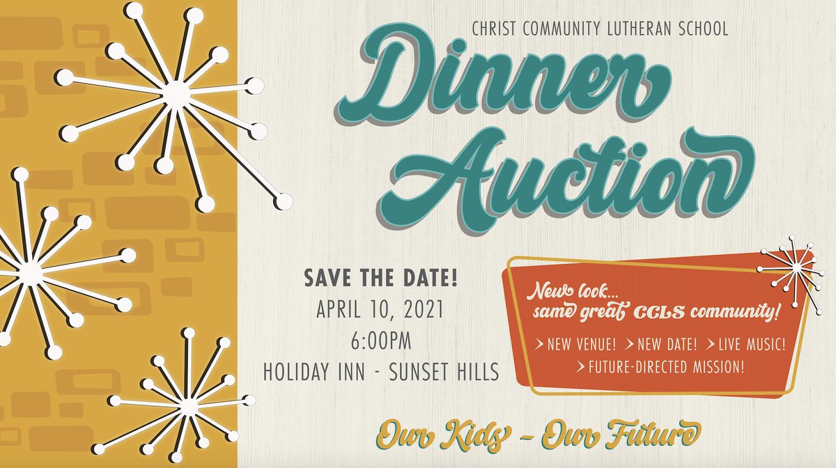 CCLSChargers's tweet image. Plans are underway for our next CCLS Dinner Auction...Save the Date for April 10, 2021! 🤗
