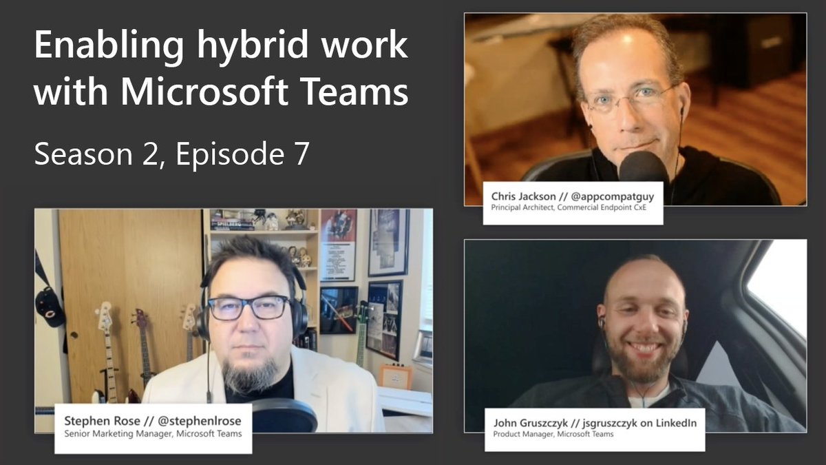 Tech Community (@mstcommunity) on Twitter photo Watch the latest #MicrosoftTeams Security episode! Security is a hot topic and we had lots of great Q&A. Be sure to watch this episode and our earlier episode (#3) on Security. <a href="/stephenlrose/">Stephen L Rose (he/him)</a> <a href="/appcompatguy/">Chris Jackson</a> #TeamsWebcast msft.it/6011TxLf7 Watch the latest #MicrosoftTeams Security episode! Security is a hot topic and we had lots of great Q&A. Be sure to watch this episode and our earlier episode (#3) on Security. <a href="/stephenlrose/">Stephen L Rose (he/him)</a> <a href="/appcompatguy/">Chris Jackson</a> #TeamsWebcast msft.it/6011TxLf7