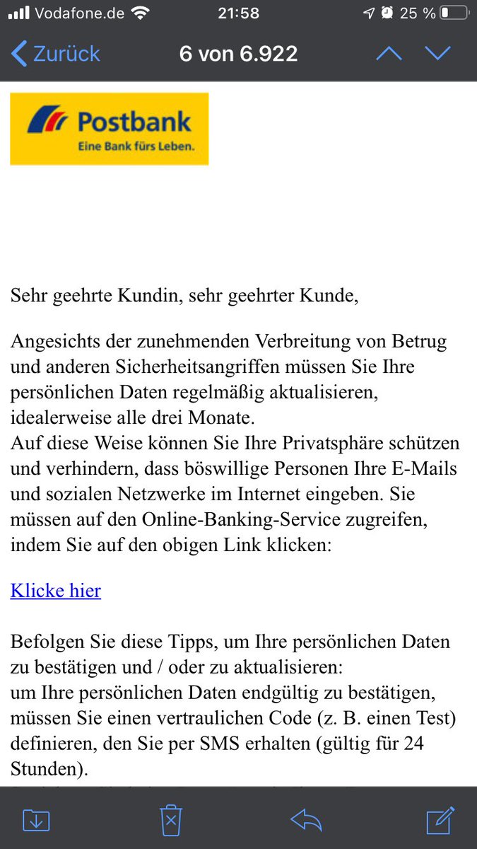 strat_art's tweet photo. Ey @Postbank, was habt Ihr mir da bloß geschickt? https://t.co/hSS9e7bvab