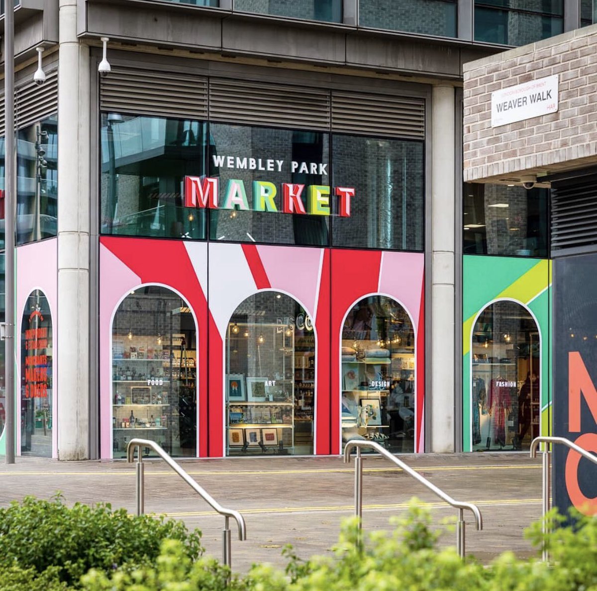 We absolutely love our new home, right in the middle of the <a href="/WembleyParkLDN/">Wembley Park</a> 💛. If you haven't visited the new store yet, you can't miss us anymore, just follow the colours 👉🌈. Thanks for the great shot <a href="/chriswinterphot/">Chris Winter</a> 😍