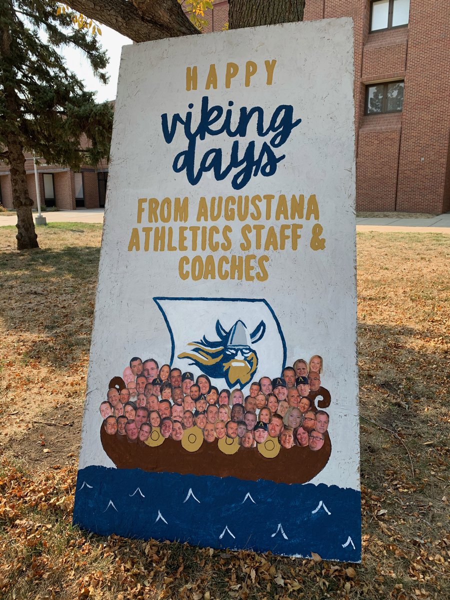 Happy Viking Days from Augustana Athletics!

Be sure to stop by the reverse parade on the Campus Green and take a peek at the Viking Ship ⚔️ 

#BuildingChampions | #VikingDays2020