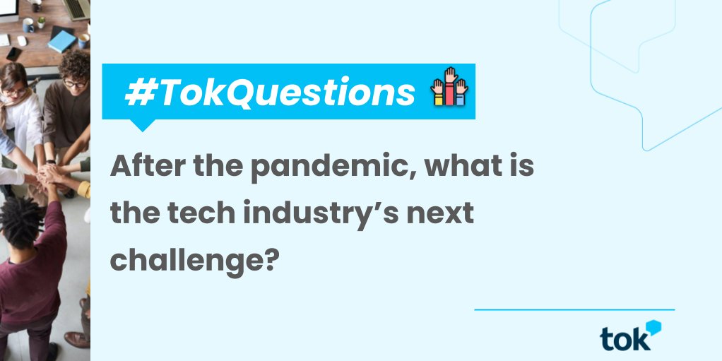 OktanaCorp's tweet photo. The new normal is here 🧐. So what is up next for the tech industry? This is our #TokQuestion for today 📣.
❗Discover more with Tok: https://t.co/3DODp0BvIT
-
#TokForTalks #SalesforcePartner #Salesforce #InternalCommunication #Teamwork #RemoteWork #QA #Challenge https://t.co/79inl6WcfK