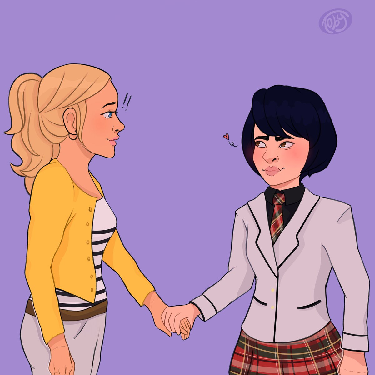 bigtoeby's tweet photo. a finished #chlogami commission I did! https://t.co/e0bmEMSNQa