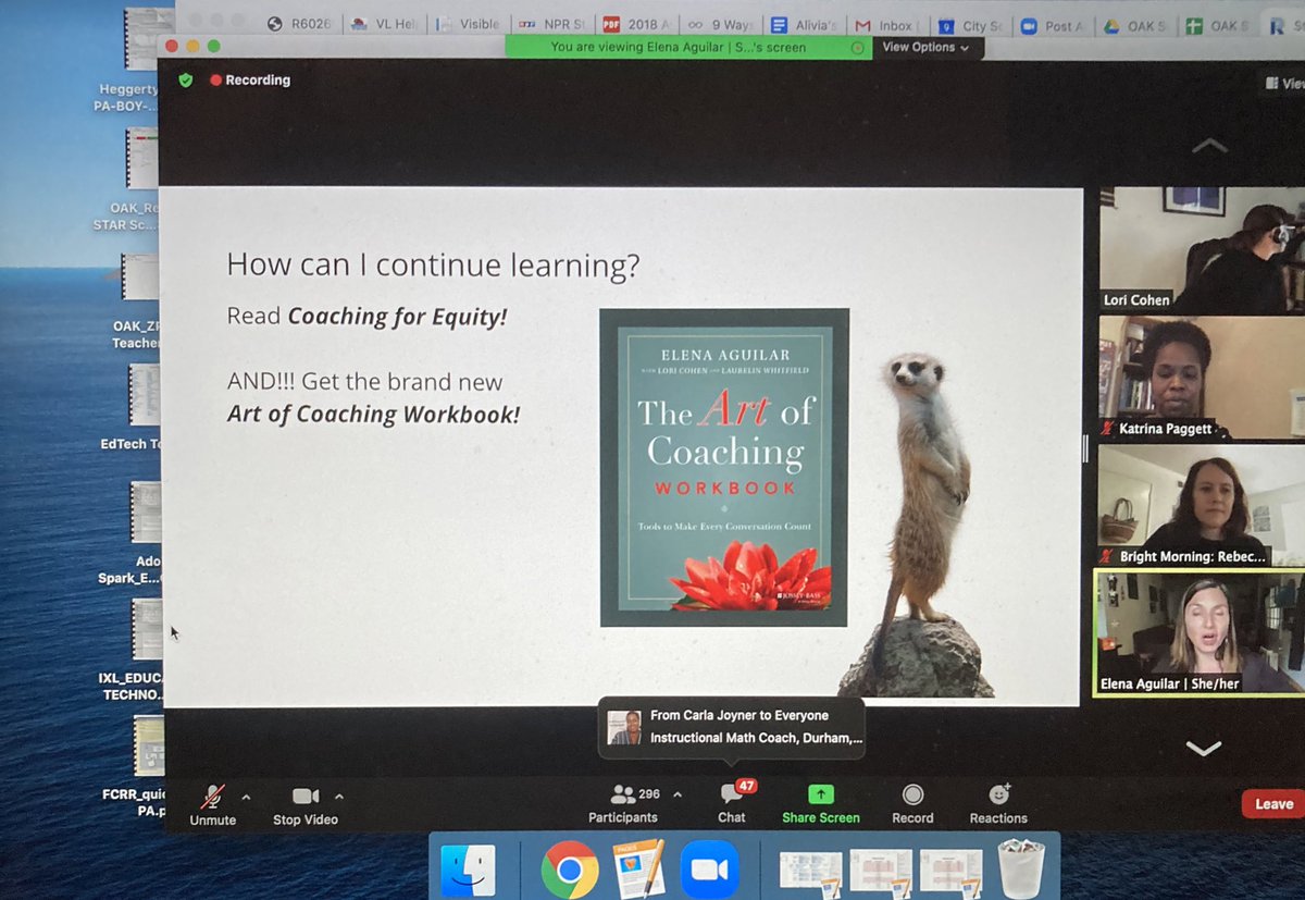 TeacherKPaggett's tweet image. @brightmorningtm thank you for another AMAZING webinar on #CoachingForEquity! I’m also excited about the new Art of Coaching workbook! #LearningGrowing #HealingConversationsCanHealTheWorld #EquityMatters #WeAllHaveARoleToPlay