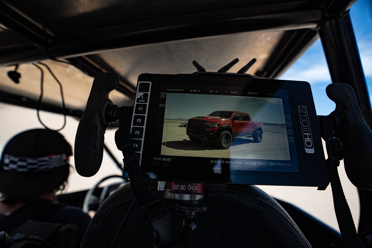 SmallHD's tweet image. 🎥 More shots from @camp4collective&apos;s last commercial production for the new Dodge Ram.