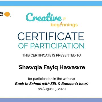 shawqia_hawawra's tweet photo. Invitation on training on #buncee by me and my colleague...
It's my pleasure to join us tomorrow at 5:00 10-2020.
@eda_gimenez 
@alawadi_laila 
#buncee
#someof my certificates from buncee🇵🇸🇵🇸😊😊 https://t.co/vwrHNtJIkB
