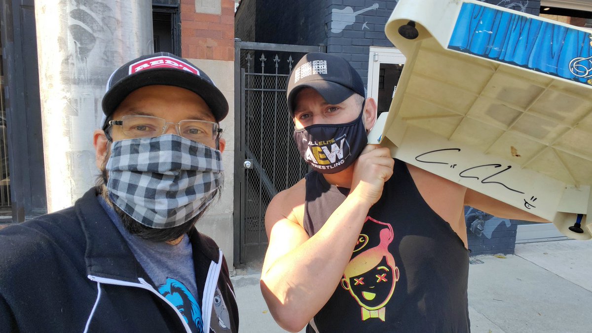 Another bucket list item checked off... ✔ <a href="/ColtCabana/">Colt Cabana🦦</a> thank you brother for the time, the talk, the pics and the swag..mwish you the best, truly one of the best guys in the biz, heart of gold